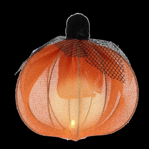 Halloween LED Pumpkin, 6.5x6.5x6-in. Nwt - Picture 2 of 2